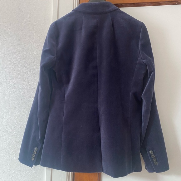 JCrew velvet blazer / Blue / Small (4) - Picture 3 of 6